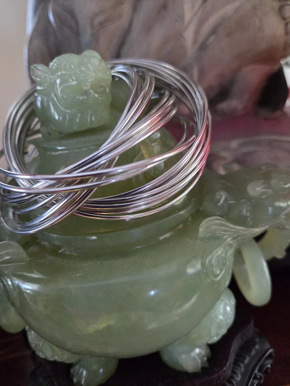 Vintage Sterling Silver 925  Silpada 21 Salute Connected Bangles - Picture 8 of 12